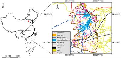 Health risk assessment of heavy metal pollution and its sources in agricultural soils near Hongfeng Lake in the mining area of Guizhou Province, China